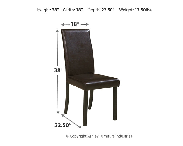 Kimonte Dining UPH Side Chair (2/CN)