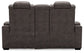 HyllMont PWR REC Loveseat/CON/ADJ HDRST