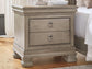 Lexorne Three Drawer Night Stand