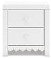 Mollviney Two Drawer Night Stand