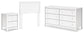 Hallityn Twin Panel Headboard with Dresser and Nightstand
