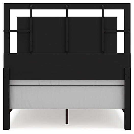 Covetown Full Panel Bed with Dresser and 2 Nightstands