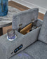 Studio Cave PWR REC Loveseat/CON/ADJ HDRST